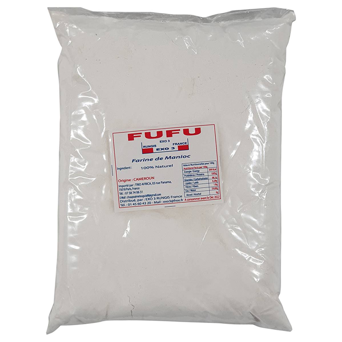 FARINE DE MANIOC "BONFOUFOU" 1kg