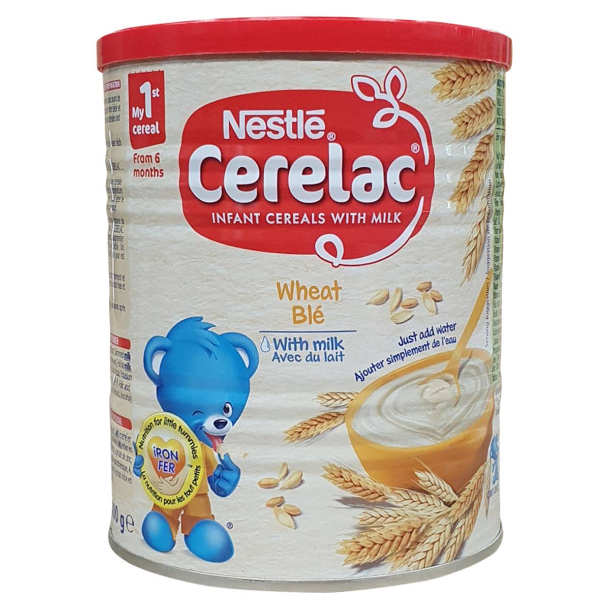CERELAC BLE/LAIT 6 mois (WHEAT) 400g