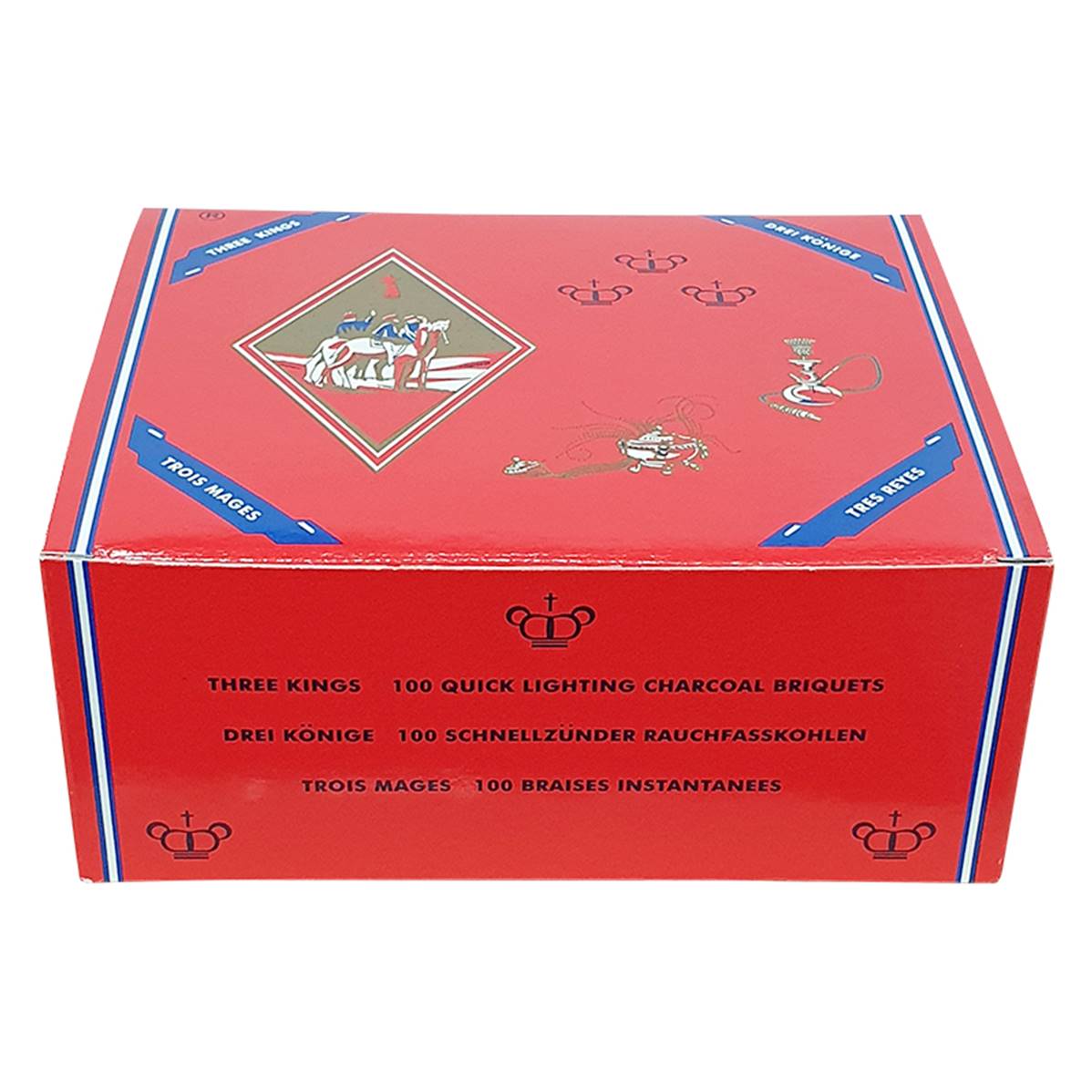 CHARBONS A BRULER **3 KINGS** 1 boite de 100 pastilles