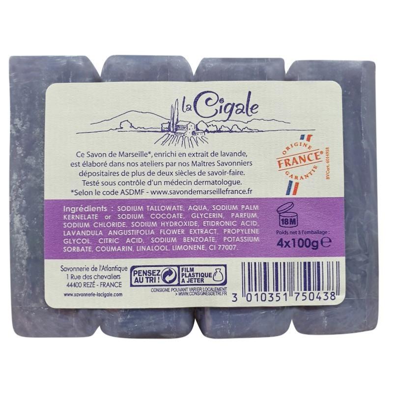 LACIGALE SAVONLAVANDE 4 x 100g