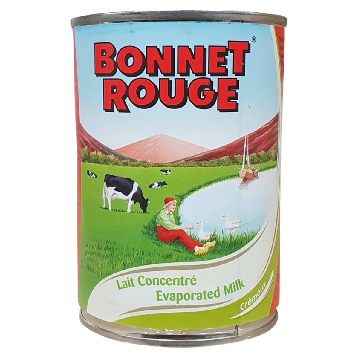 LAIT CONCENTRÉ **BONNET ROUGE** NON SUCRE 410g