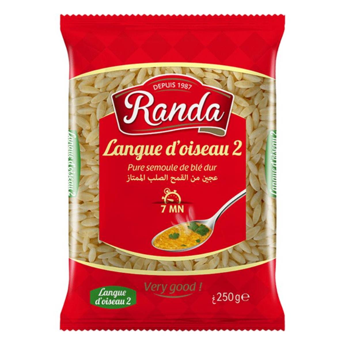 LANGUE D' OISEAU 2 250g **RANDA**