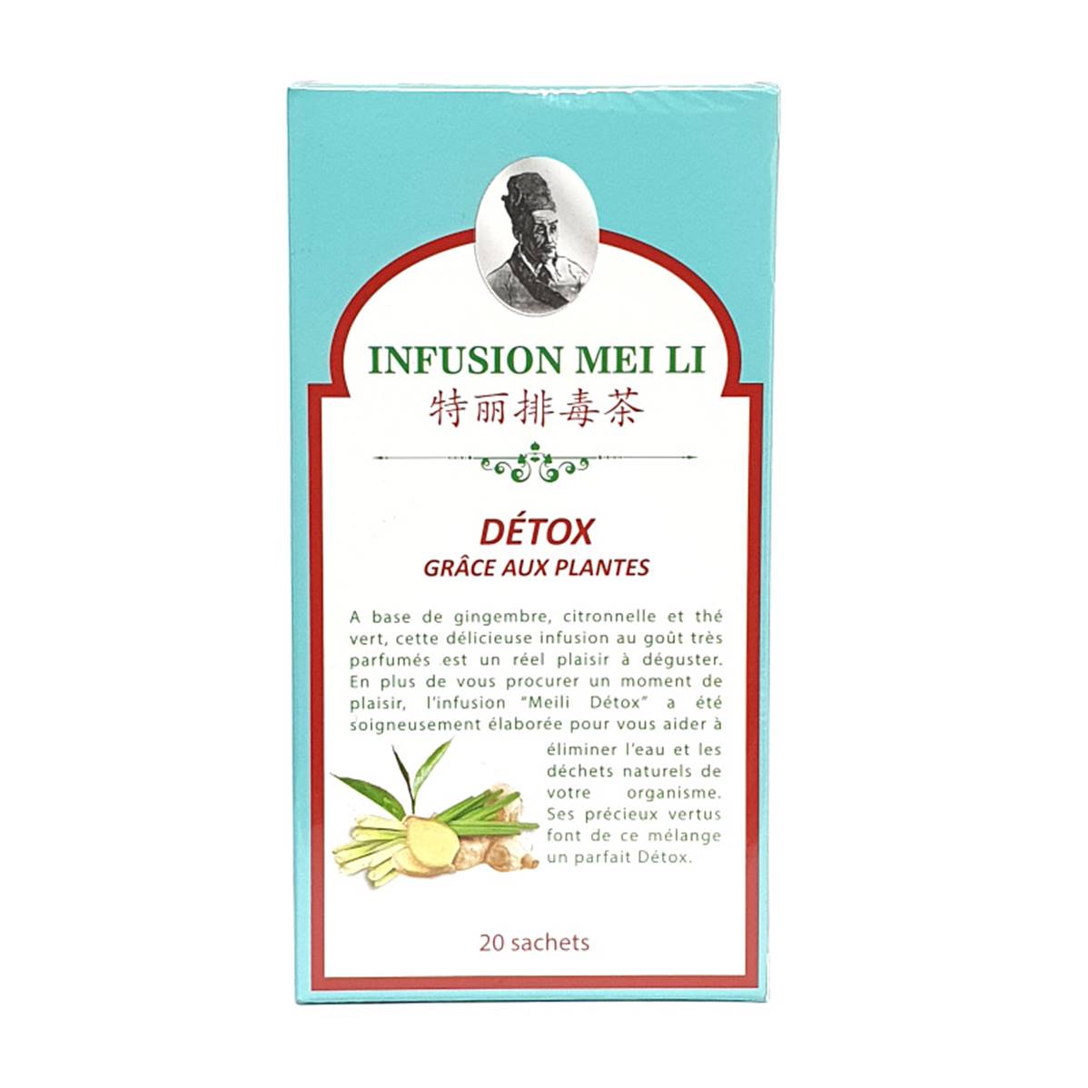 INFUSION MEILI DETOX FT 20 SACHETS X 1,5g