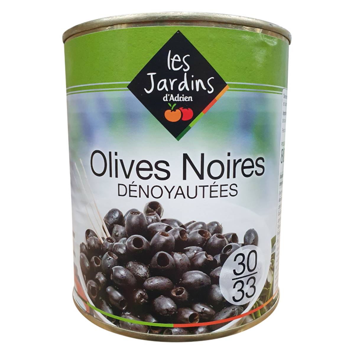 OLIVES NOIRES DENOYAUTEES **LES JARDINS D'ADRIEN** BOITE 4/4