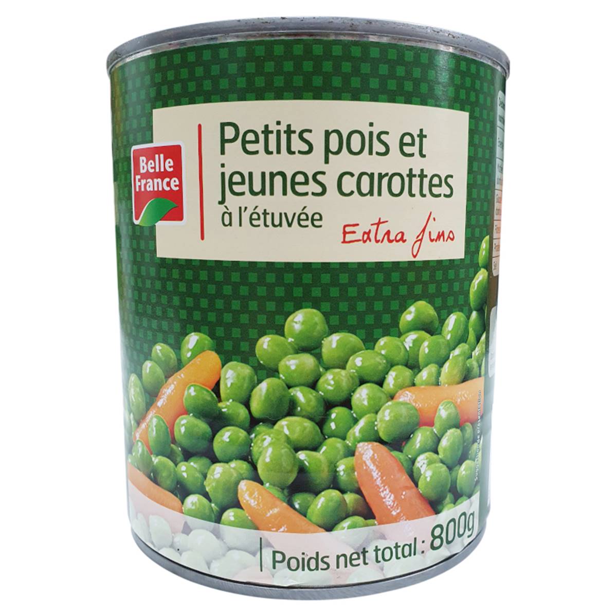 PETIT POIS CAROTTES EXTRA FIN 4/4 **BELLE FRANCE**
