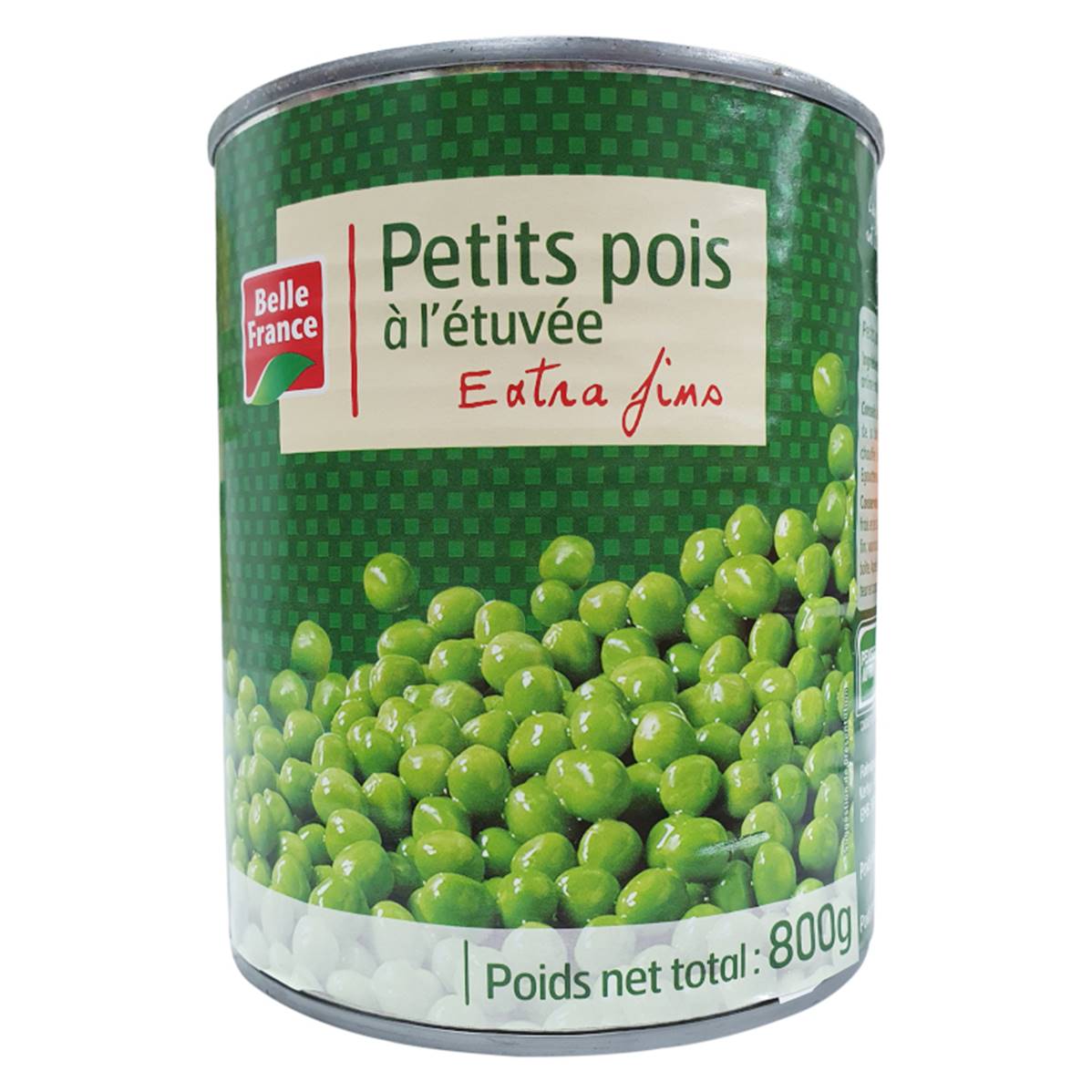 PETIT POIS EXTRA FIN ÉTUVÉ BOITES 4/4 **BELLE FRANCE**