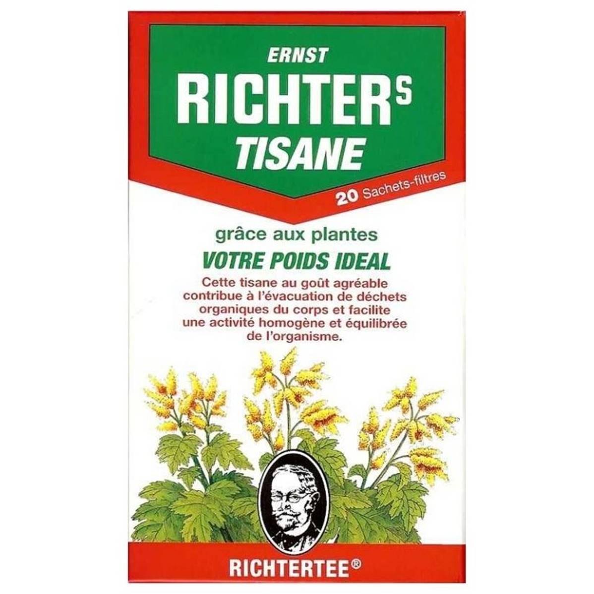 TISANE DOCTEUR RICHTER MINCEUR **RHUBARBE** 20 SACHETS