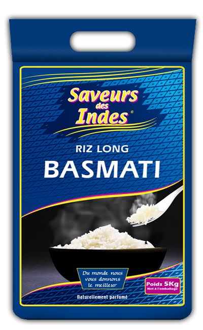 RIZ BASMATI **SAVEURS DES INDES** 5kg