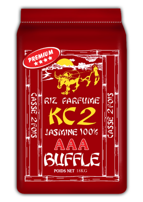 BRISURE DE RIZ KC 2 FOIS **BUFFLE** 18kg ROUGE