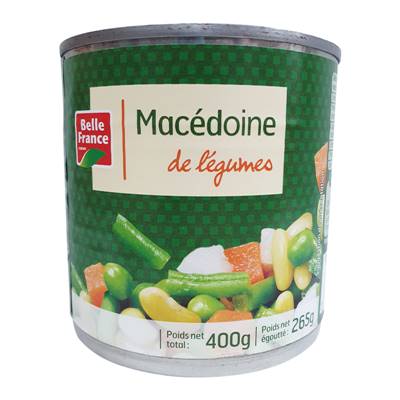 MACEDOINE LEGUME 1/2 BELLE FRANCE