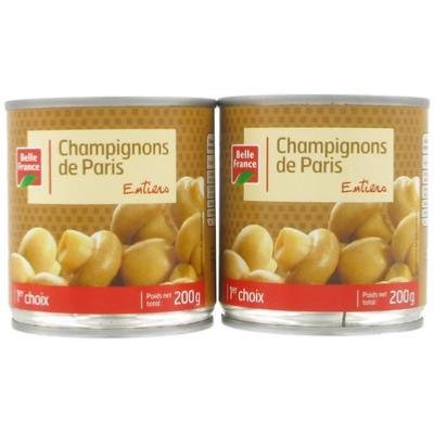 L2 CHAMPIGNON ENTIER 1ER CHOIX 1/4 **BELLE FRANCE**
