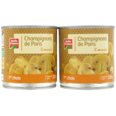 L2 CHAMPIGNON EMINCE 1ER CHOIX 1/4 **BELLE FRANCE**