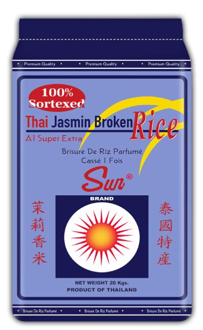 BRISURE DE RIZ KC 1 FOIS **SUN BRAND** 20kg BLEU