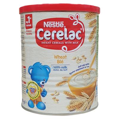 CERELAC BLE/LAIT 6 mois (WHEAT) 400g