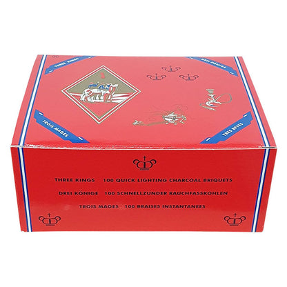 CHARBONS A BRULER **3 KINGS** 1 boite de 100 pastilles