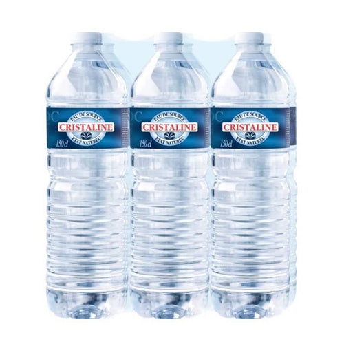 EAU DE SOURCE **CRISTALINE** 6 x 1,5L