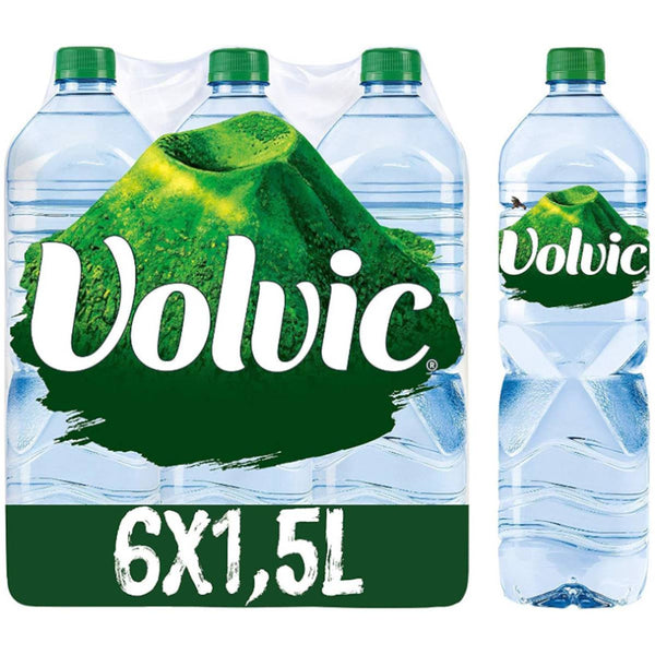 EAU MINERALE NATURELLE **VOLVIC** 6 x 1,5L