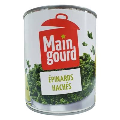 EPINARDS HACHES "MAINGOURD" BOITE 4/4