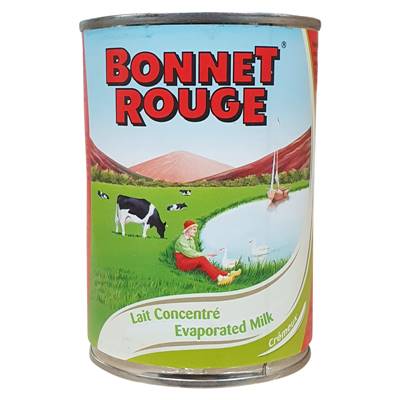LAIT CONCENTRÉ **BONNET ROUGE** NON SUCRE 410g