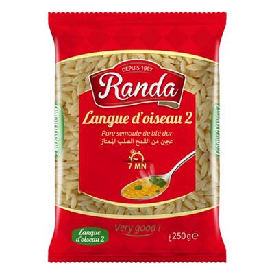 LANGUE D' OISEAU 2 250g **RANDA**