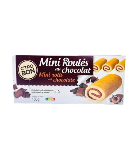 Mini roulés au chocolat c'trobon