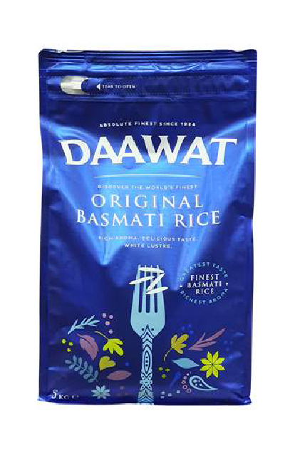 RIZ BASMATI TRADITIONNEL **DAAWAT** 5kg