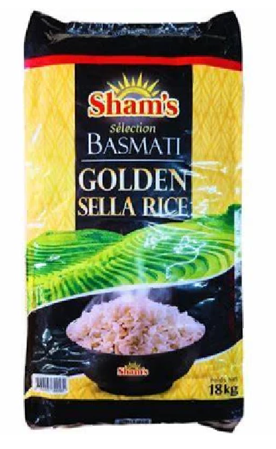 RIZ JAUNE BASMATI **SELLA GOLDEN** 18kg
