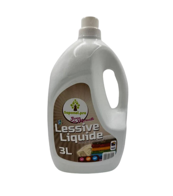 lessive liquide saponel savon de marseille 3l