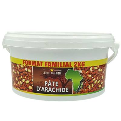 PATE D'ARACHIDE "L'ÉTOILE D'AFRIQUE" 2kg