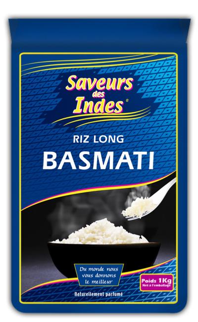 RIZ BASMATI **SAVEURS DES INDES**  1kg