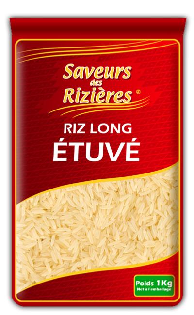 RIZ ETUVÉ JAUNE INDICA **Saveurs Des Rizières**  1kg