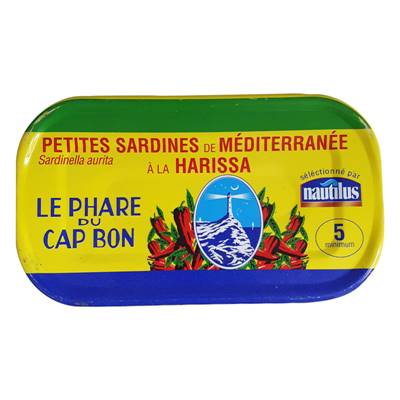 SARDINE A LA HARISSA **LE PHARE DU CAP BON** 125g