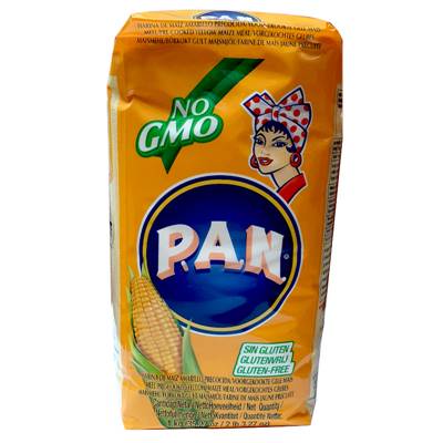 SEMOULE DE MAIS **PAN ORANGE** JAUNE 1kg (COLOMBIE)