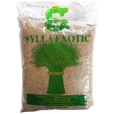 COUSCOUS DE MIL GRAIN FIN "THIERE BASSI" 500g (SENEGAL)