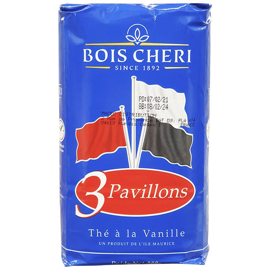 THÉ NOIR Arôme VANILLE ** 3 PAVILLONS** 500g