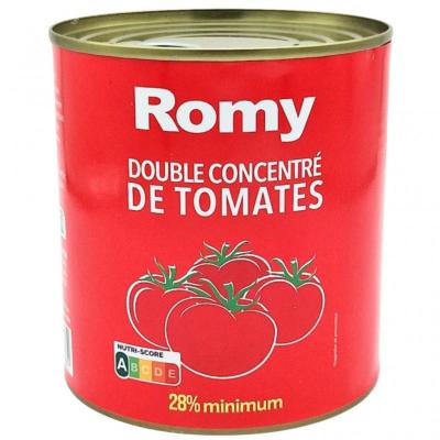 CONCENTRE DE TOMATE 4/4- 880g **ROMY**
